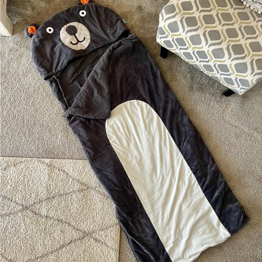 Pillowfort Bear Youth Sleeping Bag